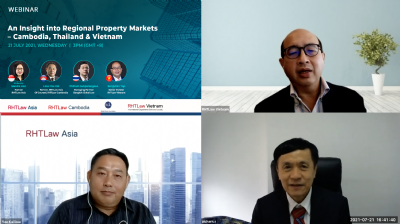 [21 JULY 2021] WEBINAR ON INSIGHT INTO REGIONAL PROPERTY MARKETS – CAMBODIA, THAILAND & VIETNAM