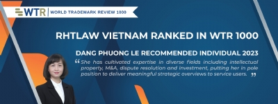 RHTLAW VIETNAM CONTINUES TO BE RANKED BY WTR 1000 IN 2023